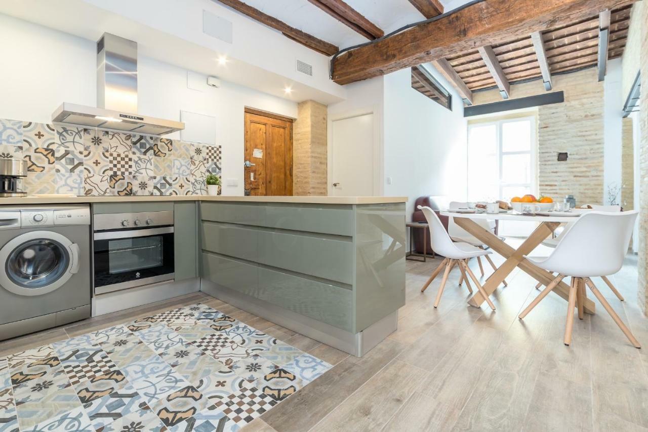 Apartament Florit Flats - Cathedral Luxury Terrace Flat 2Br 2Ba Ac Wifi Walencja Zewnętrze zdjęcie