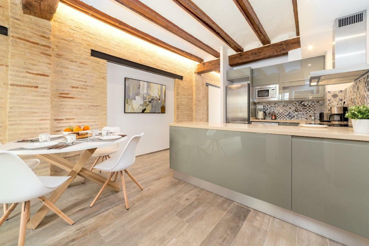 Apartament Florit Flats - Cathedral Luxury Terrace Flat 2Br 2Ba Ac Wifi Walencja Zewnętrze zdjęcie